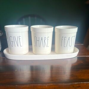 Rae Dunn " Give Share Feast "